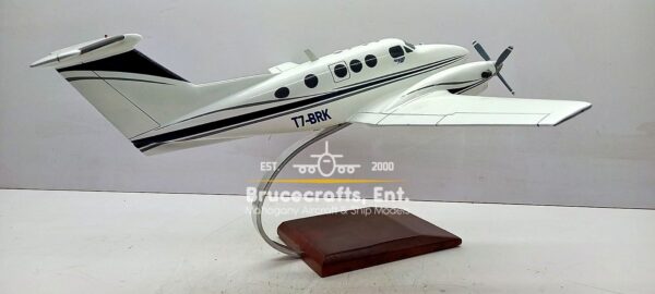 Model of Beechcraft King Air F90 with detailed craftsmanship.